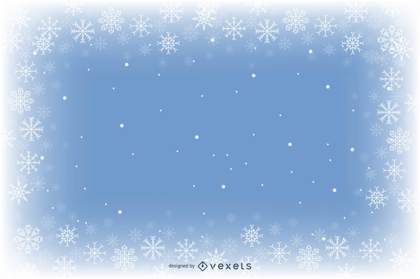 Fundo azul do floco de neve Fundo azul do floco de neve