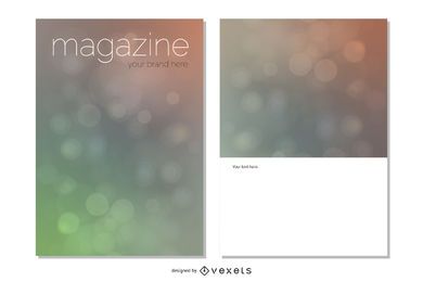 Magazine Bokeh Cover Design