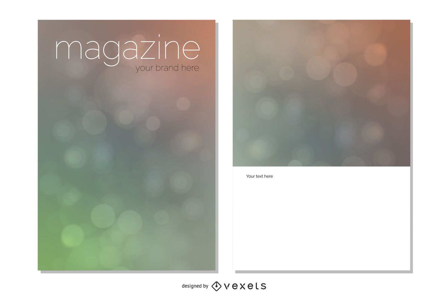 Magazine Cover Background Vector download