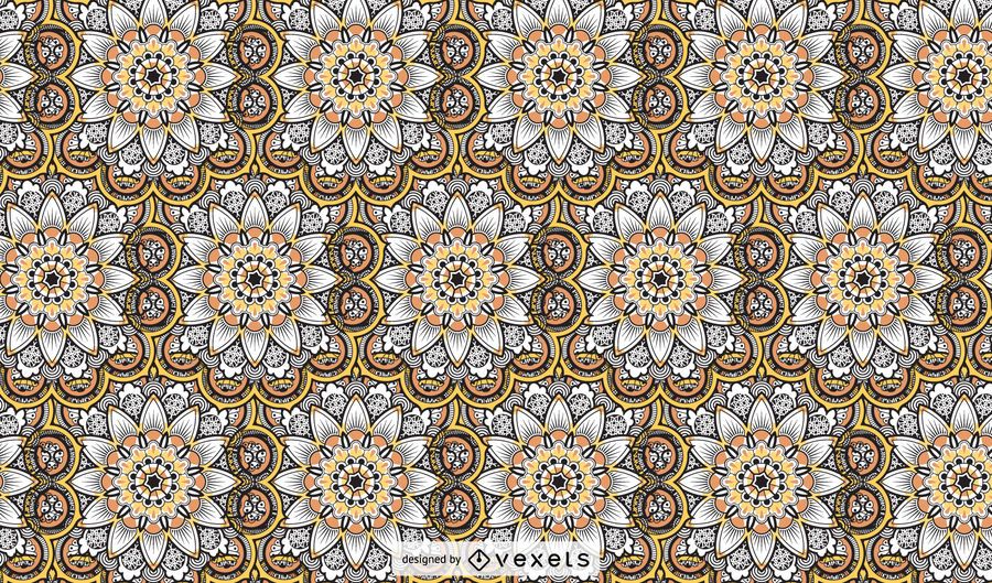 Hand drawn mandala pattern Hand drawn mandala pattern