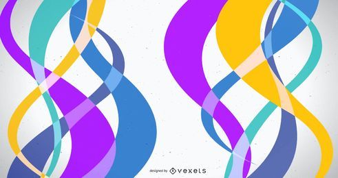 Fondo de ondas abstractas verticales