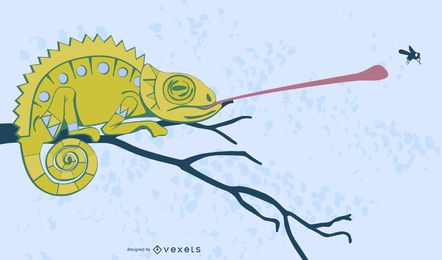 Vector de camaleón