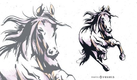 Caballo 05 Vector
