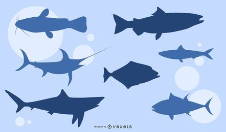 Fish Animal Silhouette Pack
