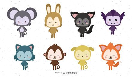 Interesting Little Animals Vector Interesting Little Animals Vector