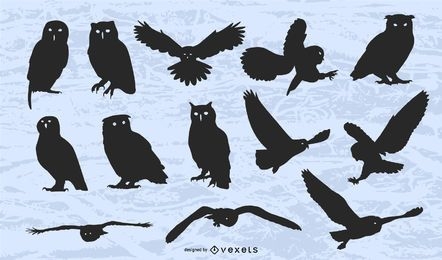 Vector Owl Silhouette