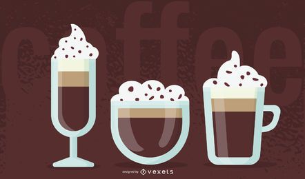 Vector de Banner01 de café