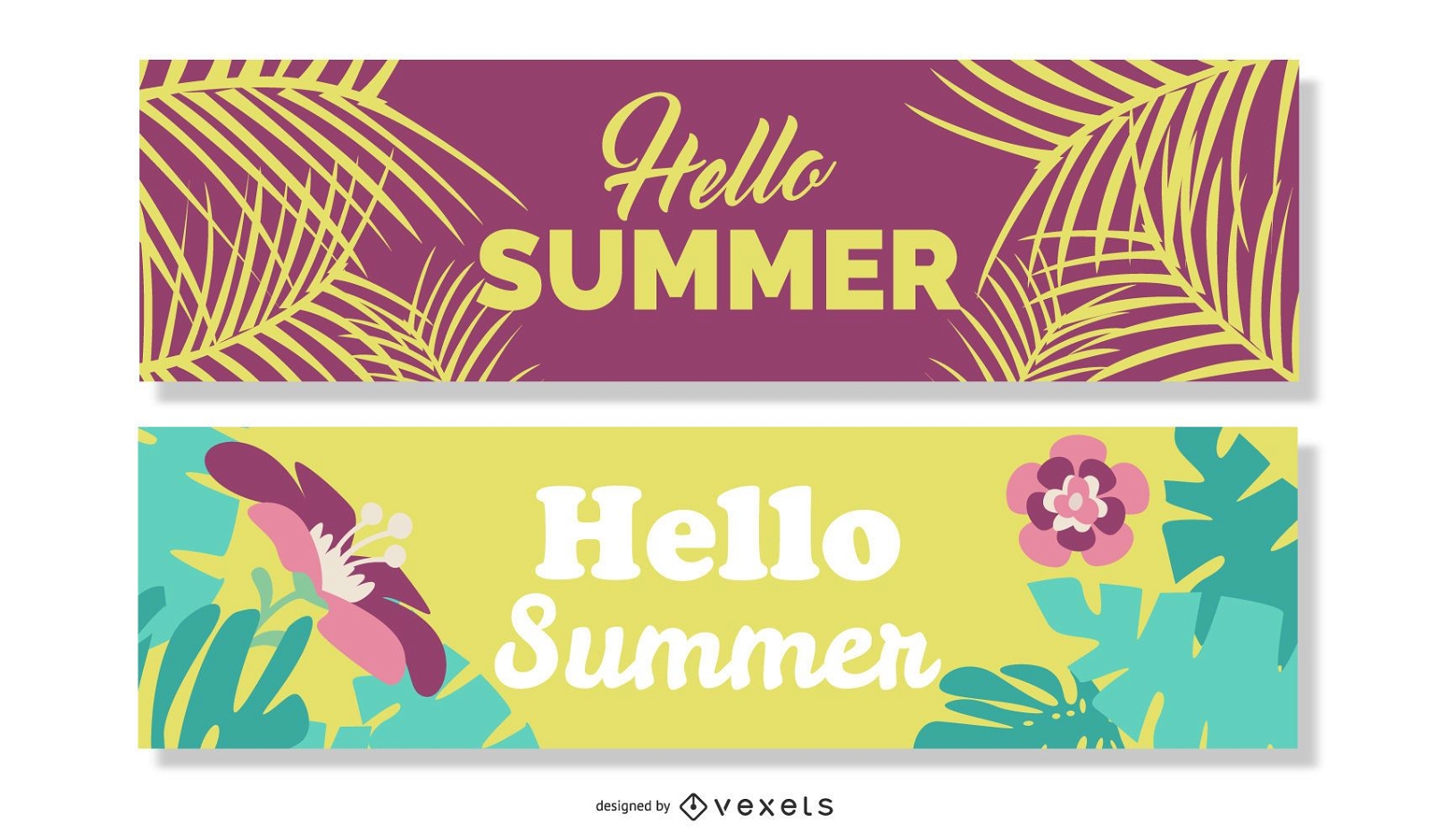 Sommer Banner Vektor