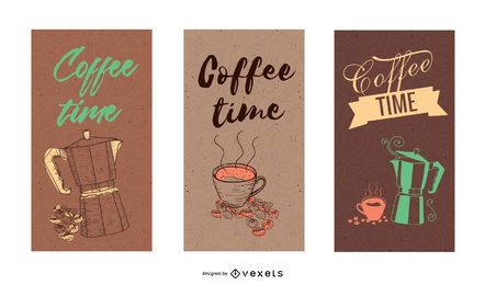 Vector De Banner03 De Café
