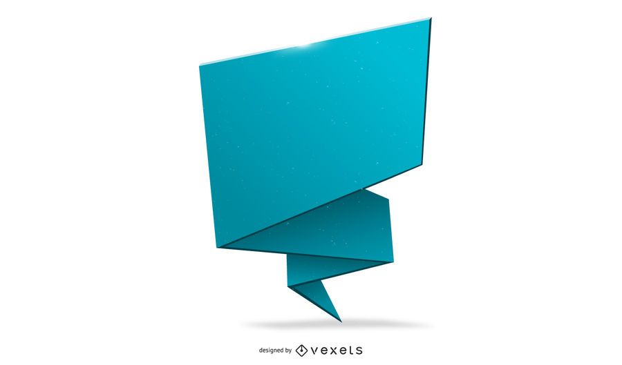 Banner Vector Origami Banner Vector Origami