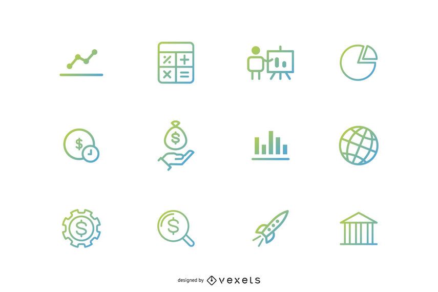 Finance Investment Icons Finance Investment Icons