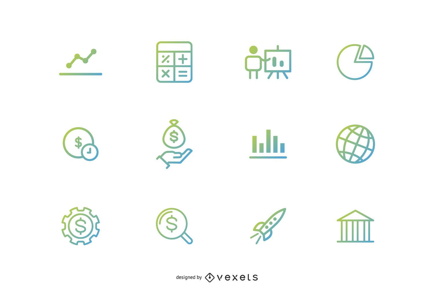 financial vector icons