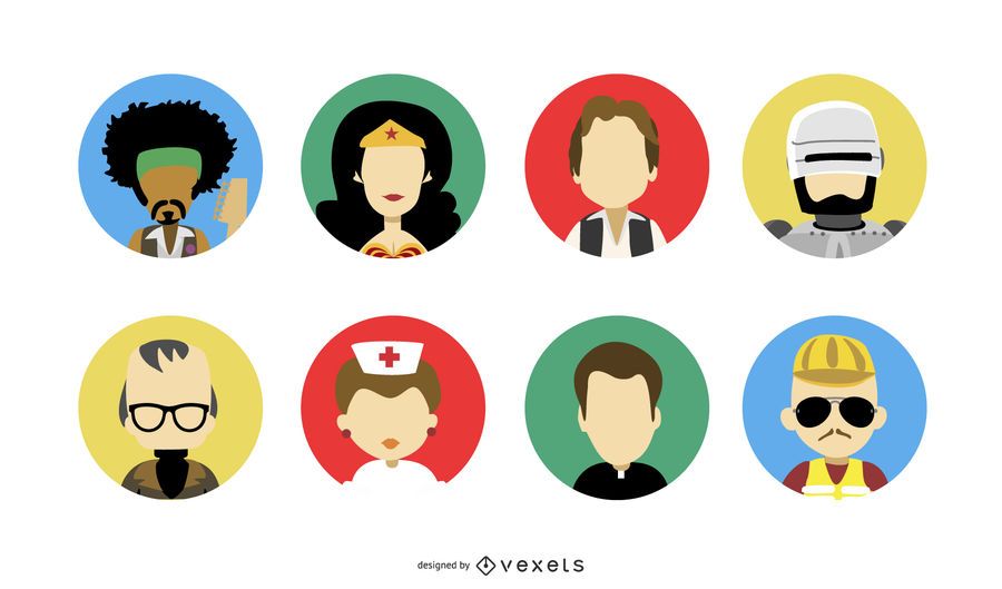 2 cartoon icon vector 2 cartoon icon vector