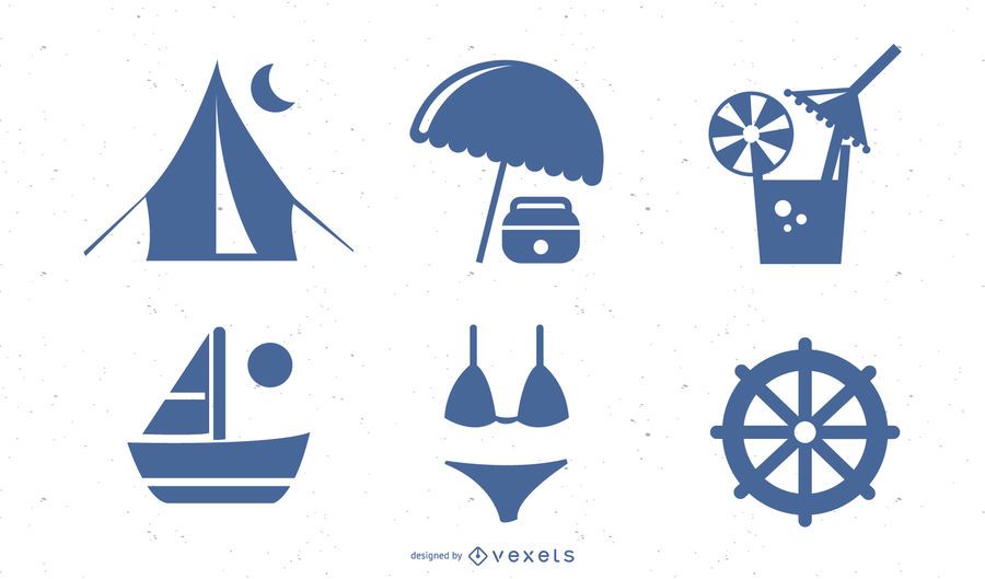 Vector azul verão Vista Vector azul verão Vista