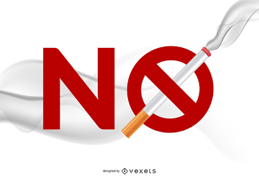 Não fumar material vetorial