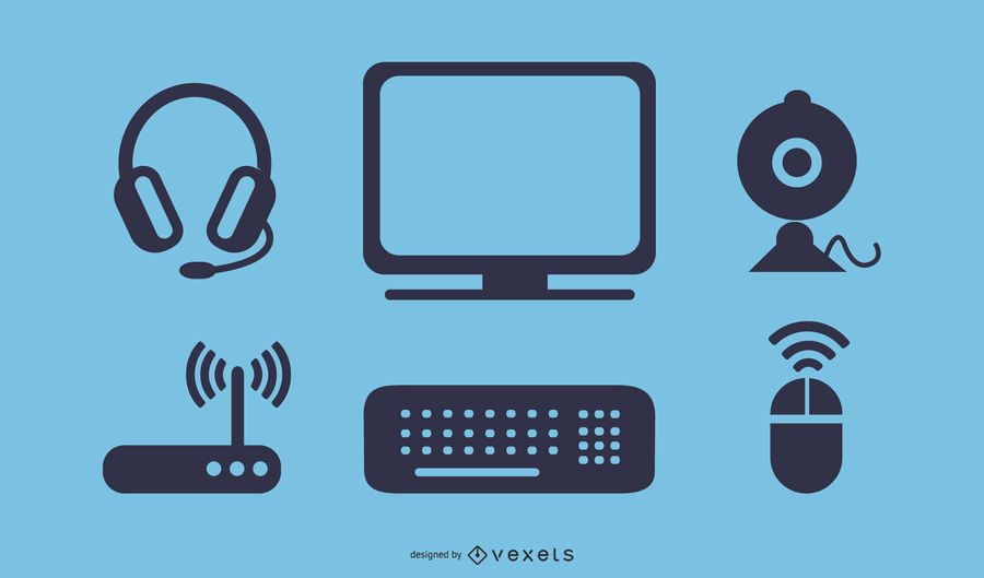 computer and accessories icon computer and accessories icon