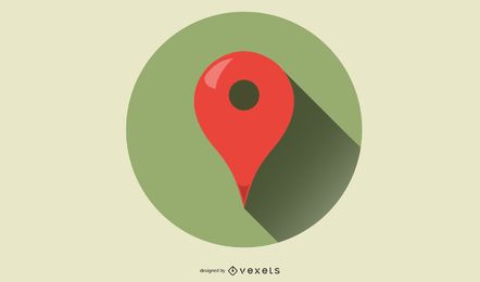 Vetor de ponteiro do Google Maps Vetor de ponteiro do Google Maps