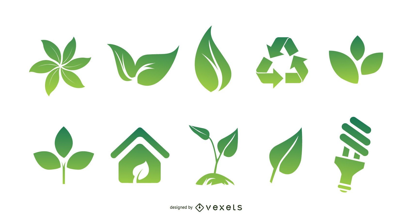 Iconos de medio ambiente para Bio