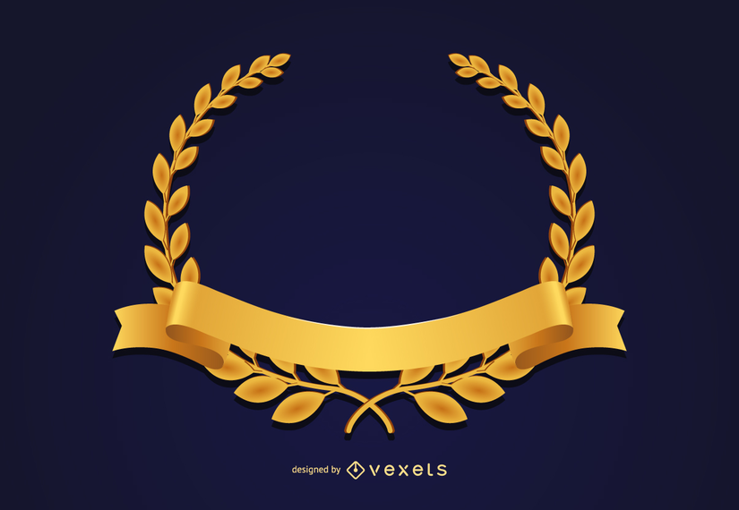 Gold medal crown Gold medal crown