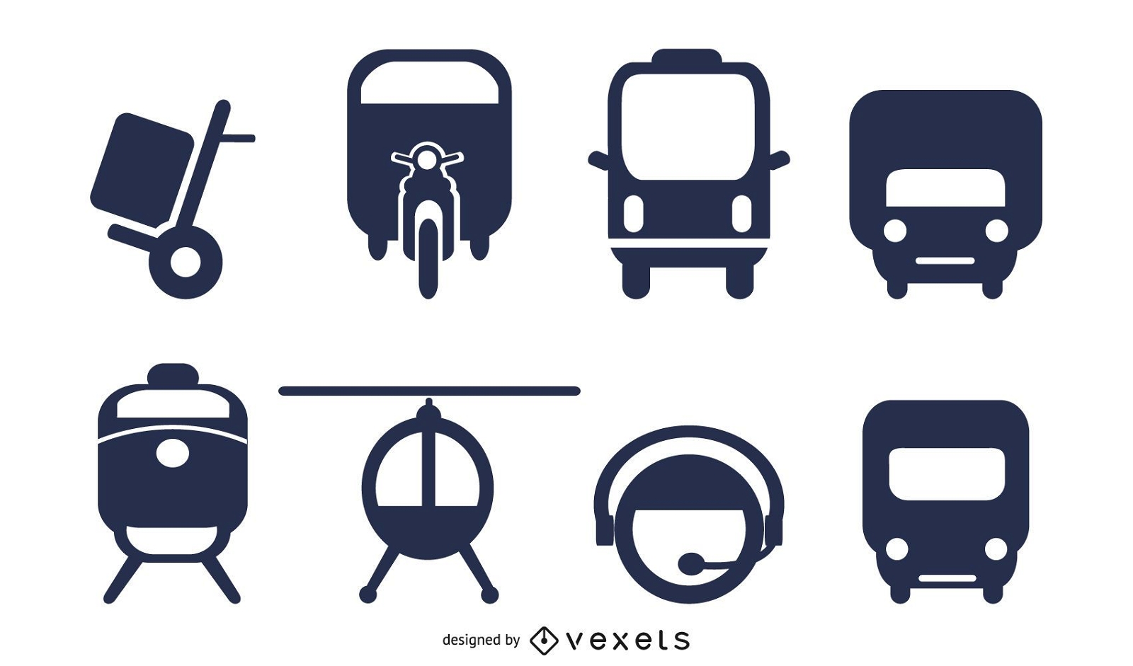 transporte icono 2 vector