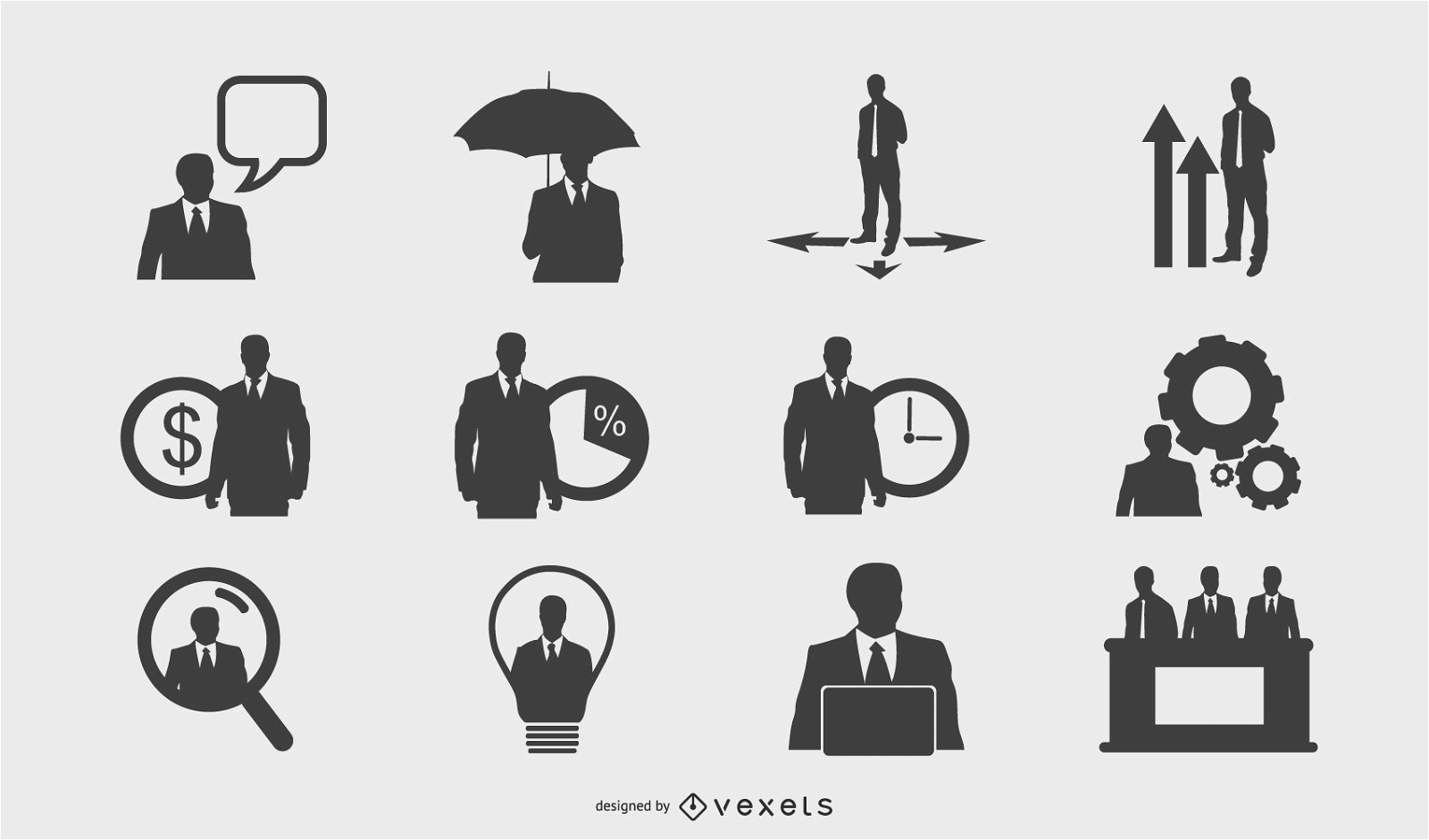 Business people icon 3