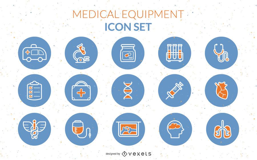 Medical equipment icon vector Medical equipment icon vector