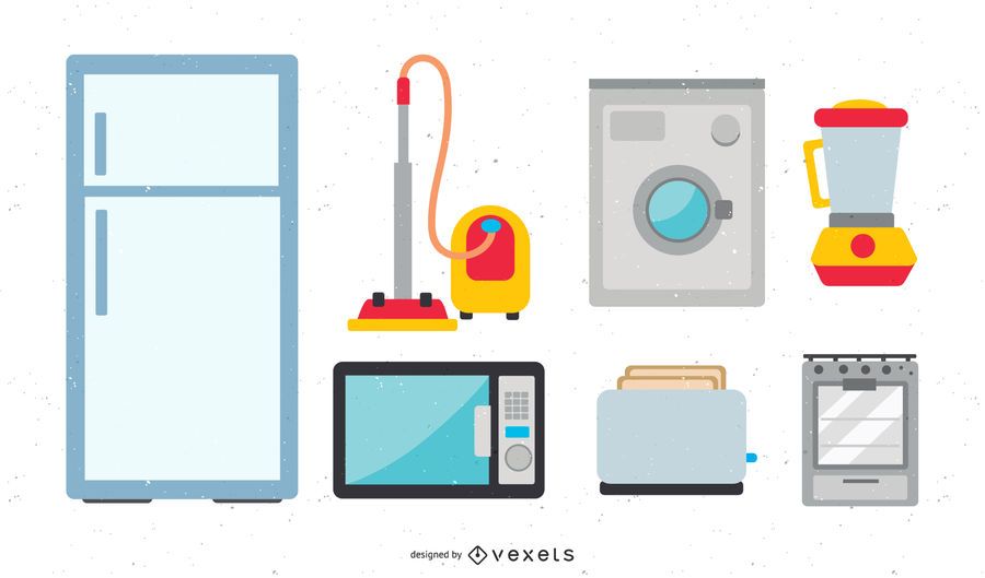 Household appliances icon vector Household appliances icon vector