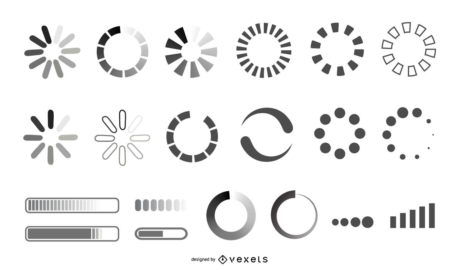 Loading Icon Design Collection