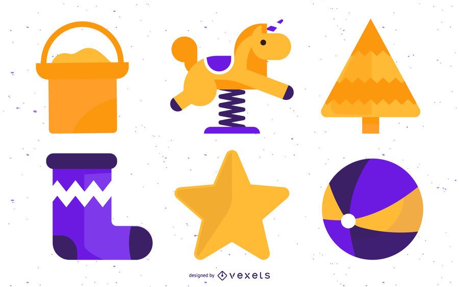 Cute Playground Elements Set Cute Playground Elements Set