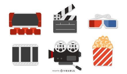5 film icon vector