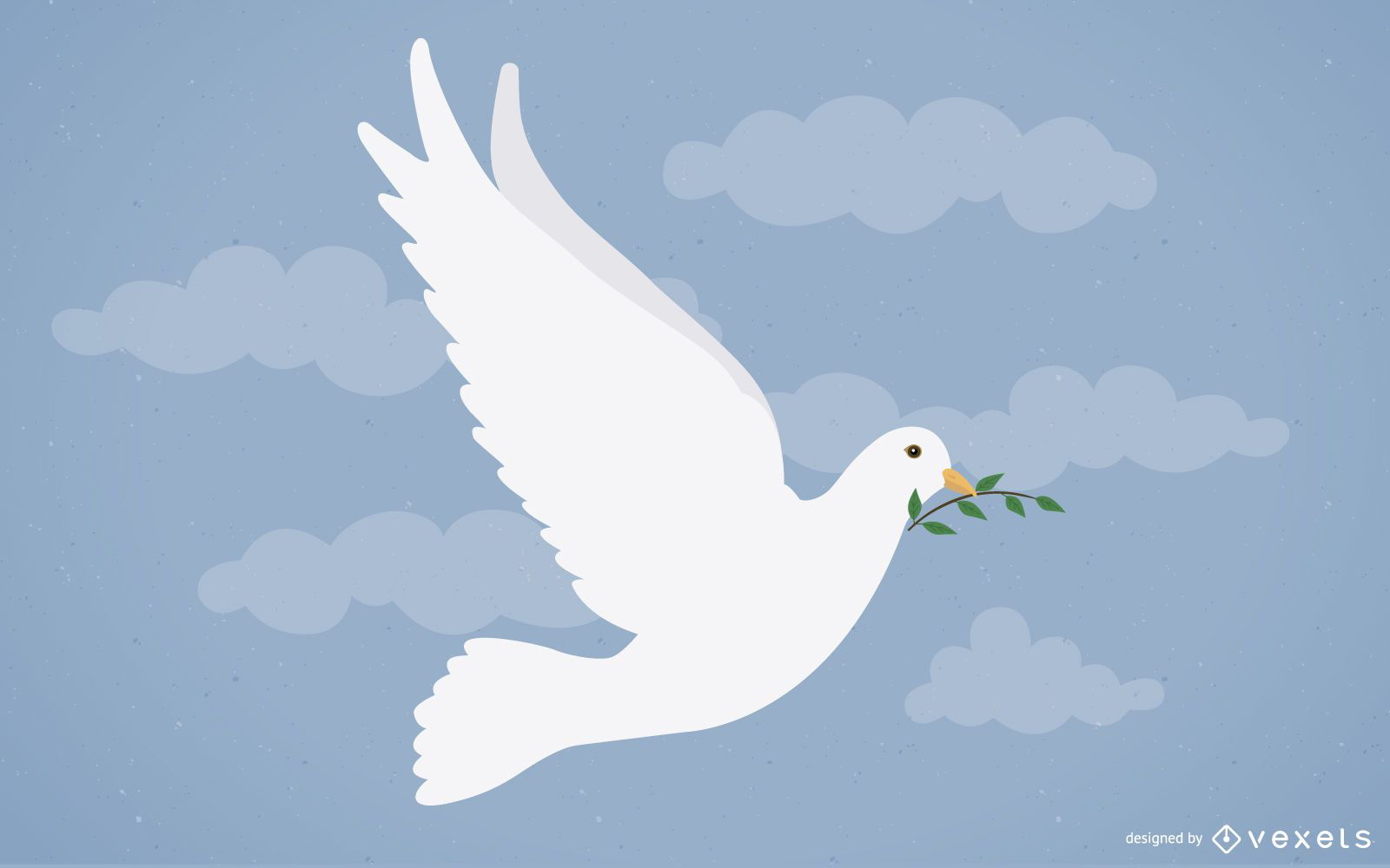 La ilustración del pájaro de la libertad