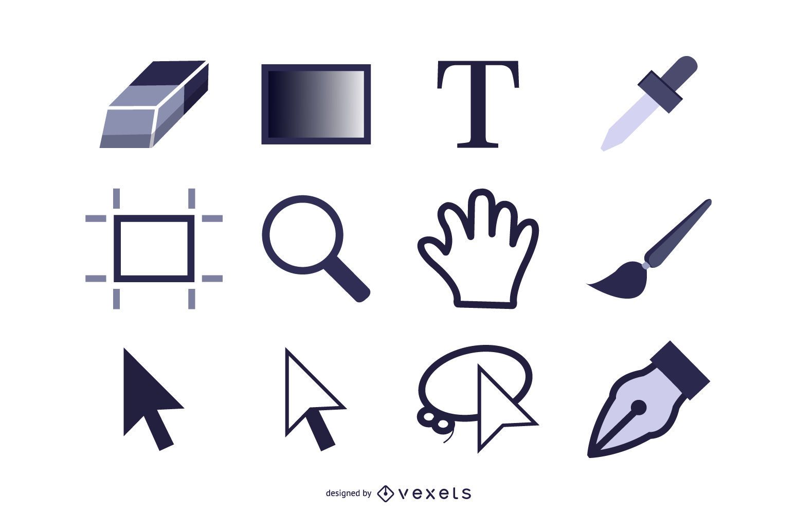 Photoshop Tools Icon Set