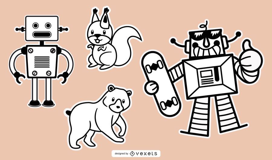 Sticker Art Character Icons Pack Sticker Art Character Icons Pack