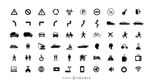 Colección de iconos de pictogramas Colección de iconos de pictogramas