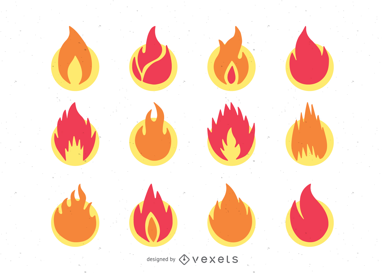 Flammensymbol 1 Vektor