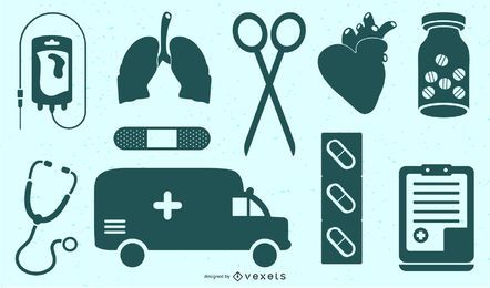 vector de icono médico simple