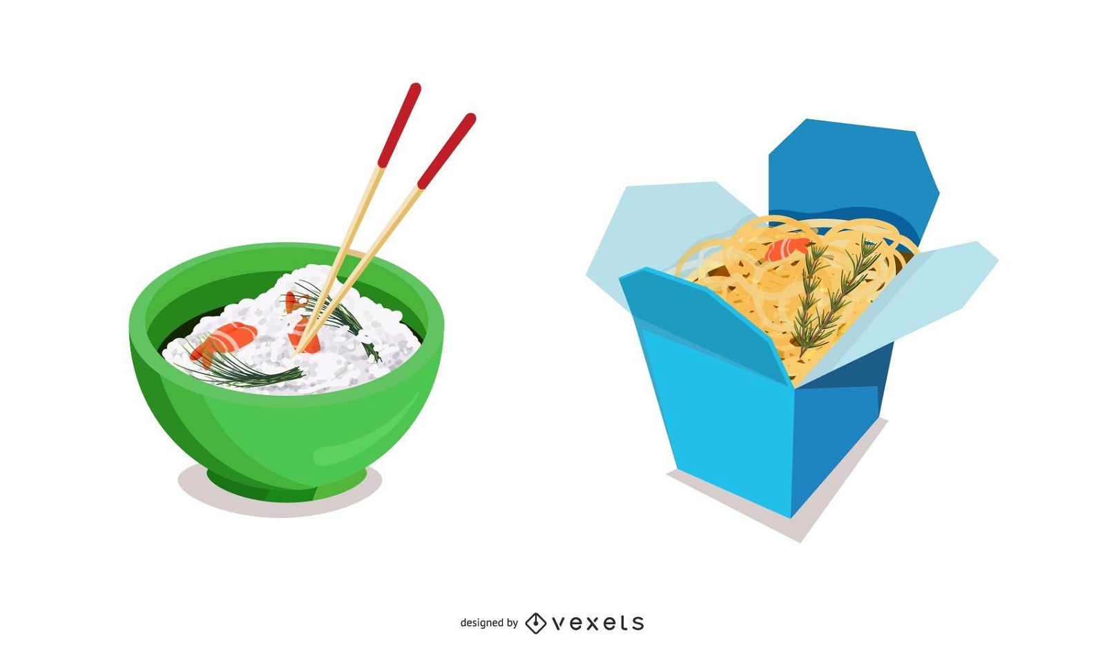 Chinese Food Icon Vector