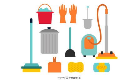 vetor de ícones de equipamento limpo vetor de ícones de equipamento limpo