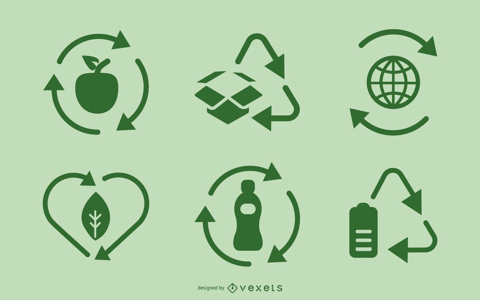 Recycle Icon Set