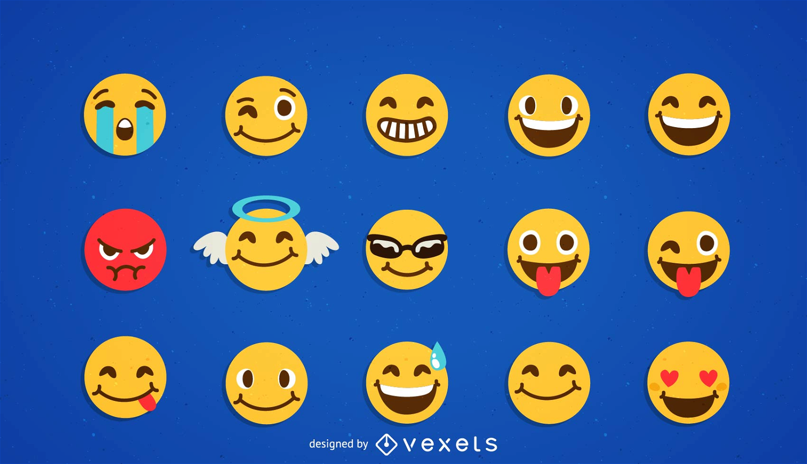 Cool Smilies Vector Icon