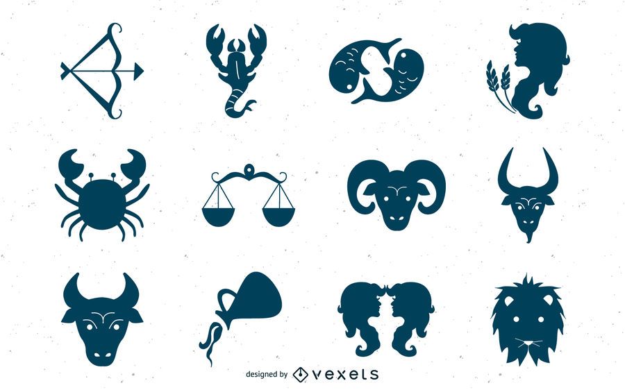 Iconos creativos del zodiaco Iconos creativos del zodiaco