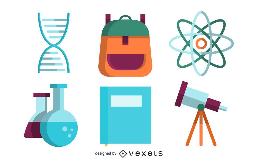 Iconos de material de vectores de enseñanza 2 Iconos de material de vectores de enseñanza 2