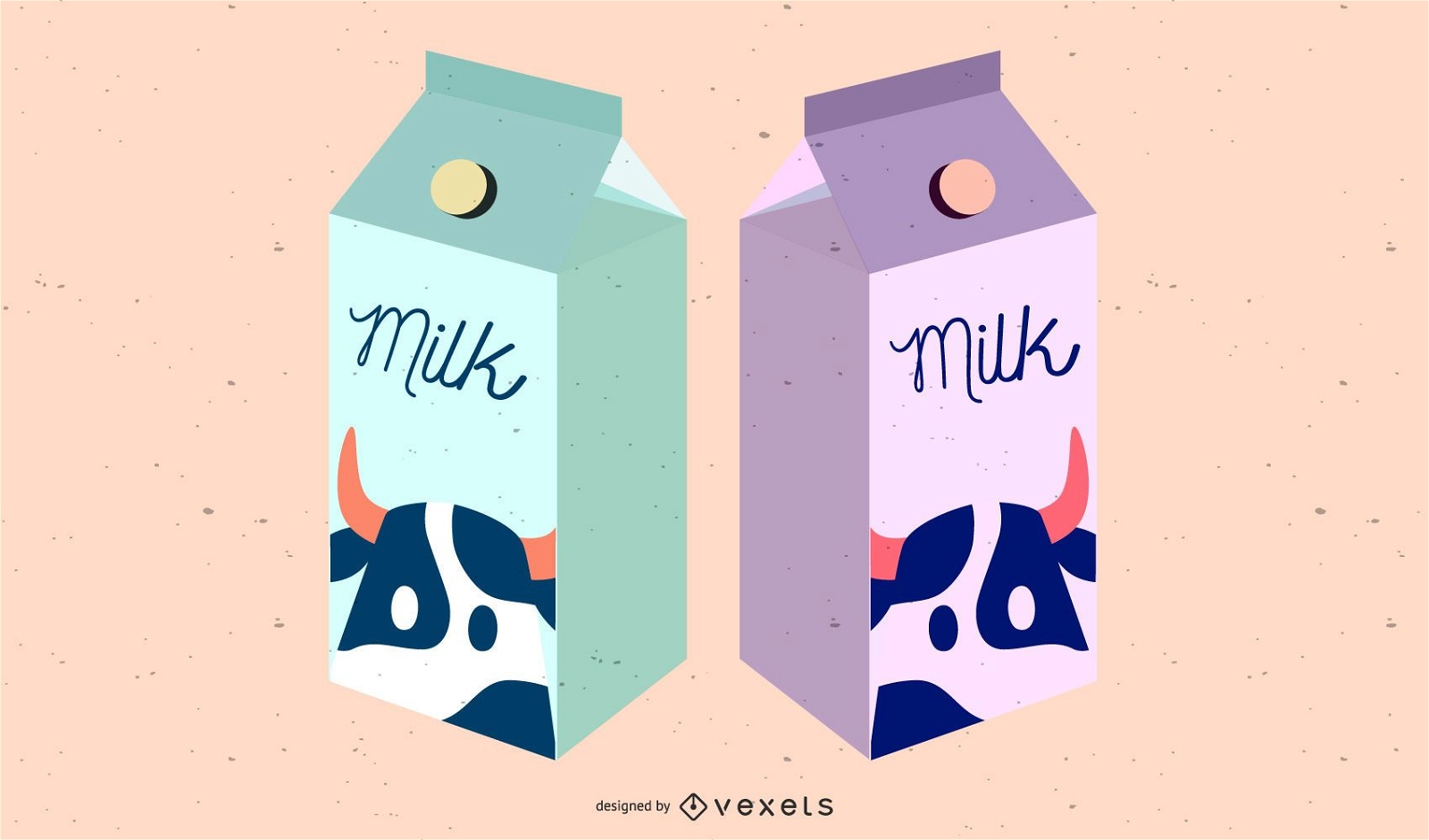 Milchkartons Vektor