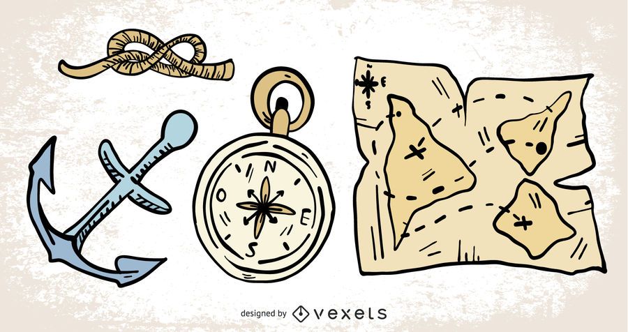 Ancient Nautical Theme Vector 2 Ancient Nautical Theme Vector 2