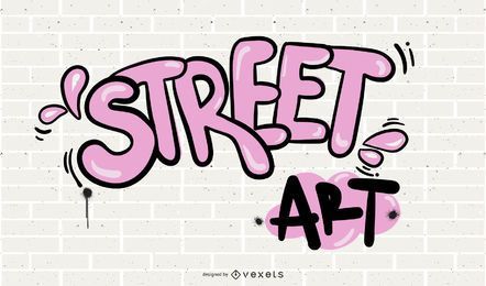 Hermoso diseño de fuente de graffiti 01 Vector