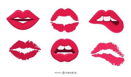 Vector Lips Kiss