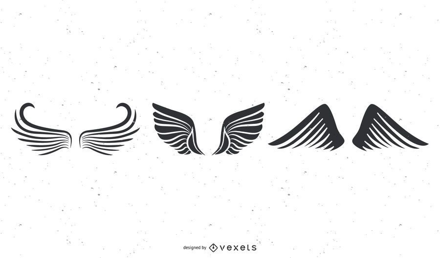 Totem Variety Of Wings Vector Totem Variety Of Wings Vector