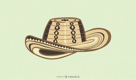 Vector de sombrero de Vueltiao