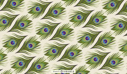 Peacock Feather Background Design
