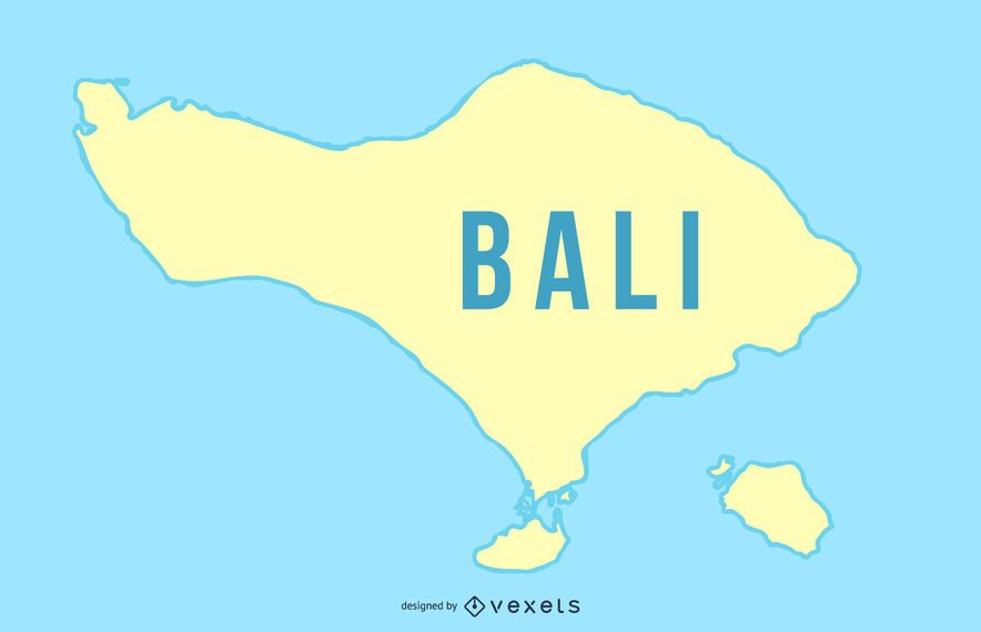 Mapa de ruta de la isla de Bali El mapa de carreteras no agrega el vector de caracteres de dibujo lineal Mapa de ruta de la isla de Bali El mapa de carreteras no agrega el vector de caracteres de dibujo lineal